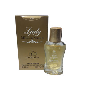 عطر جیبی ریو کالکشن مدل لیدی میلیونر زنانه حجم 20 میل DE RIO collection Eau de parfum Lady Millionaire 20 ml